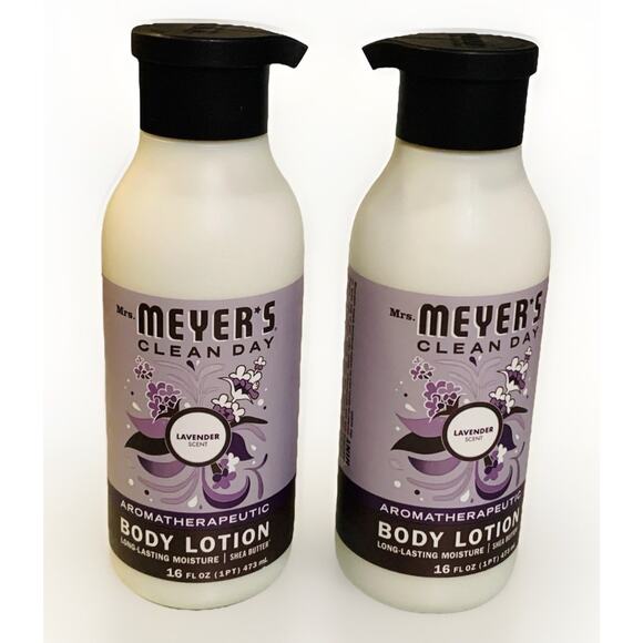 Mrs. Meyer'S Clean Day 2 Body Lotion Aromatherapeutic Lavender scent - 16oz Each - Picture 2 of 5